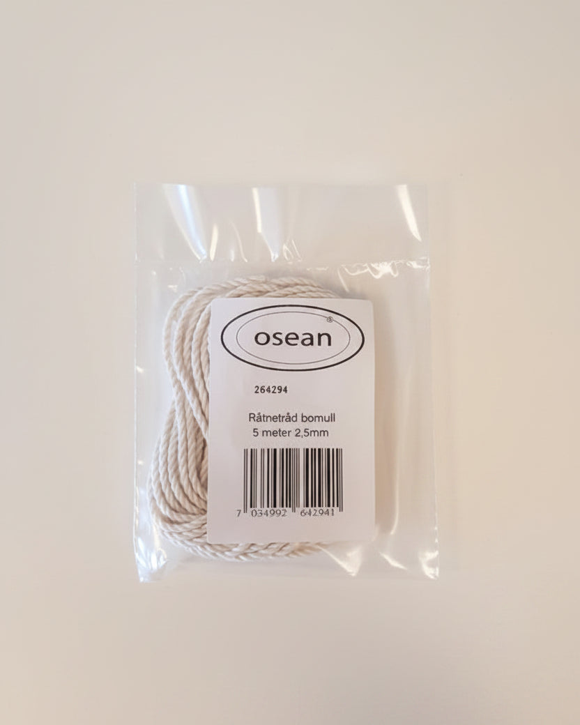 Råtnetråd til teiner – 3 mm × 5 m