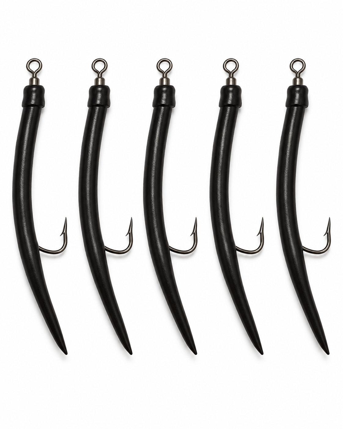 Stainless Rubber Mackerel 12/0 Red 50 pcs
