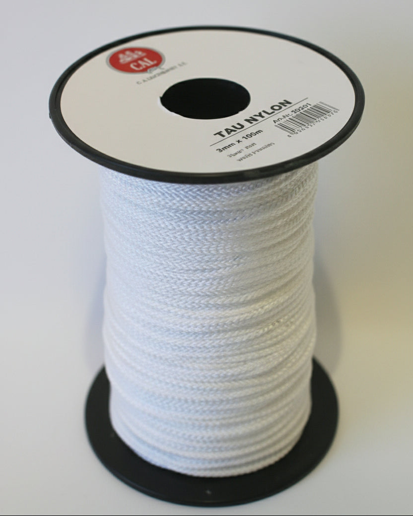 Tau Flettet Nylon 2 mm 100 Meter
