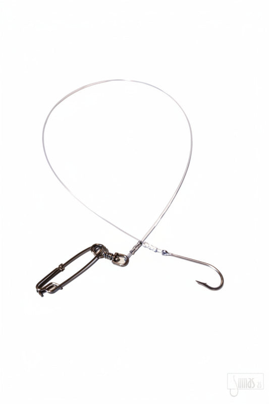 Lineklips - 80mm m/no. 3 krok  (Rustfri)
