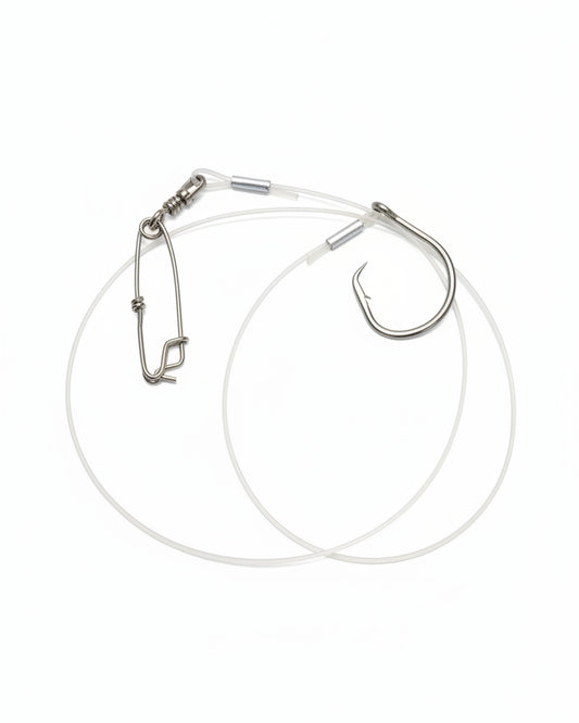 Lineklips - 100mm m/ 16/0 sirkelkrok - 10stk