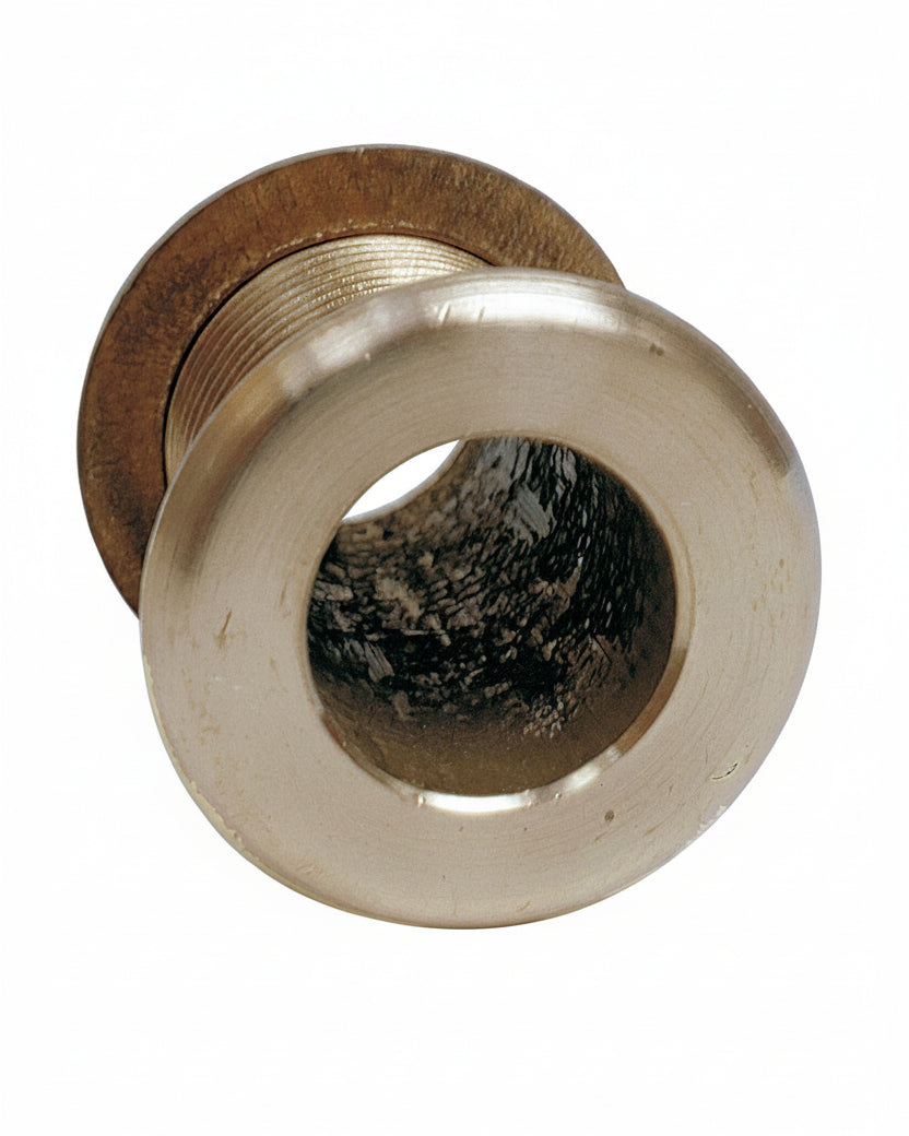 Skroggjennomføring messing 1 1/4"