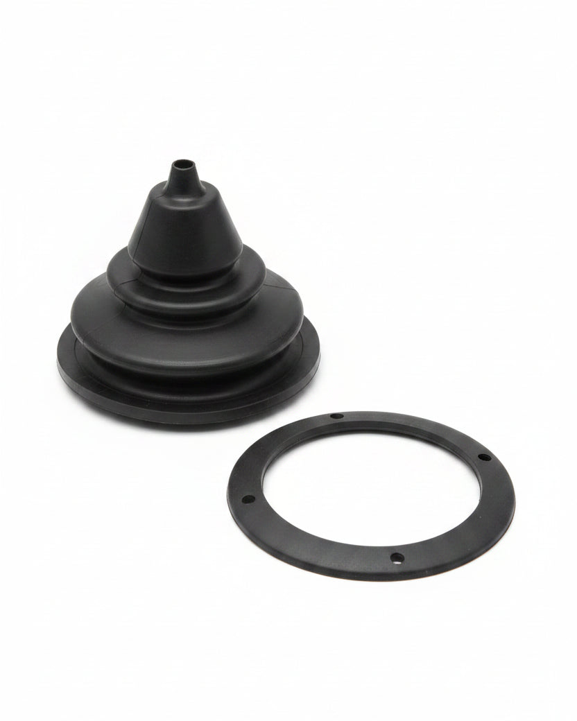 Kabelgjennomføring dobbel sort 105 mm