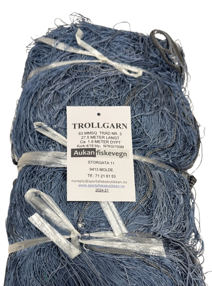 Trollgarn 10 omfar - Blå