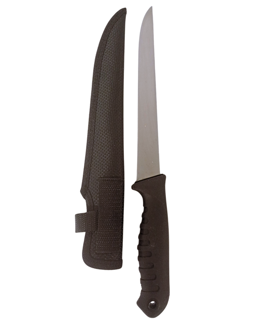 Filetkniv 8" blad m/ mykt grep