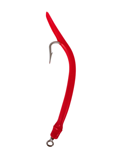 Gummy worm 10/0 - Signal red