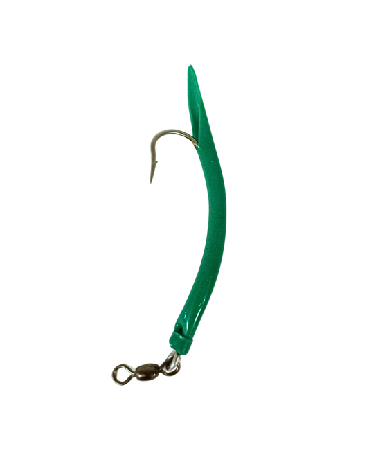 Rubber worm 6/0 latex - Green