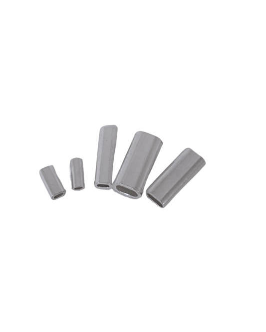 Krympesleeves i aluminium 500 stk - 3,1mm
