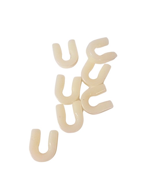 Selvlysende U-foringer (kause) for krok (50stk)