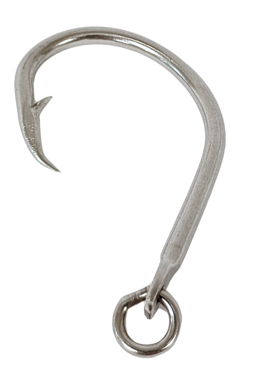 Sirkelkrok 16/0 rustfri med ring