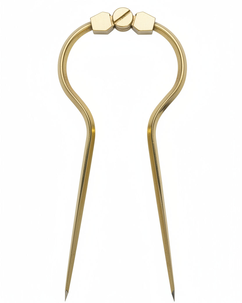 Enhåndspasser i messing – 180 mm