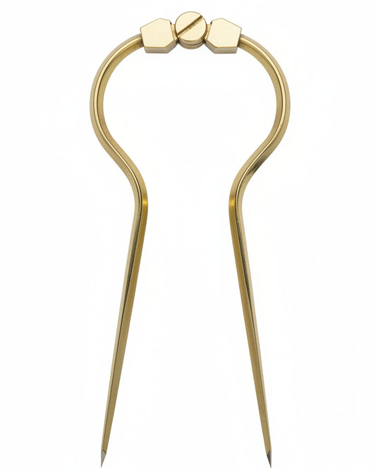 Enhåndspasser i messing – 180 mm