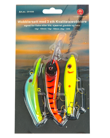 Wobblersett 3stk