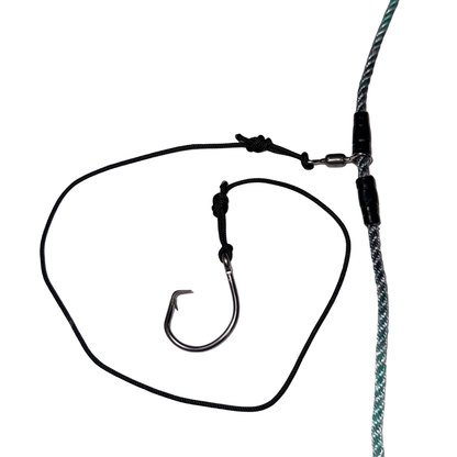 Svivelline 250 meter med 13/0 sirkelkrok