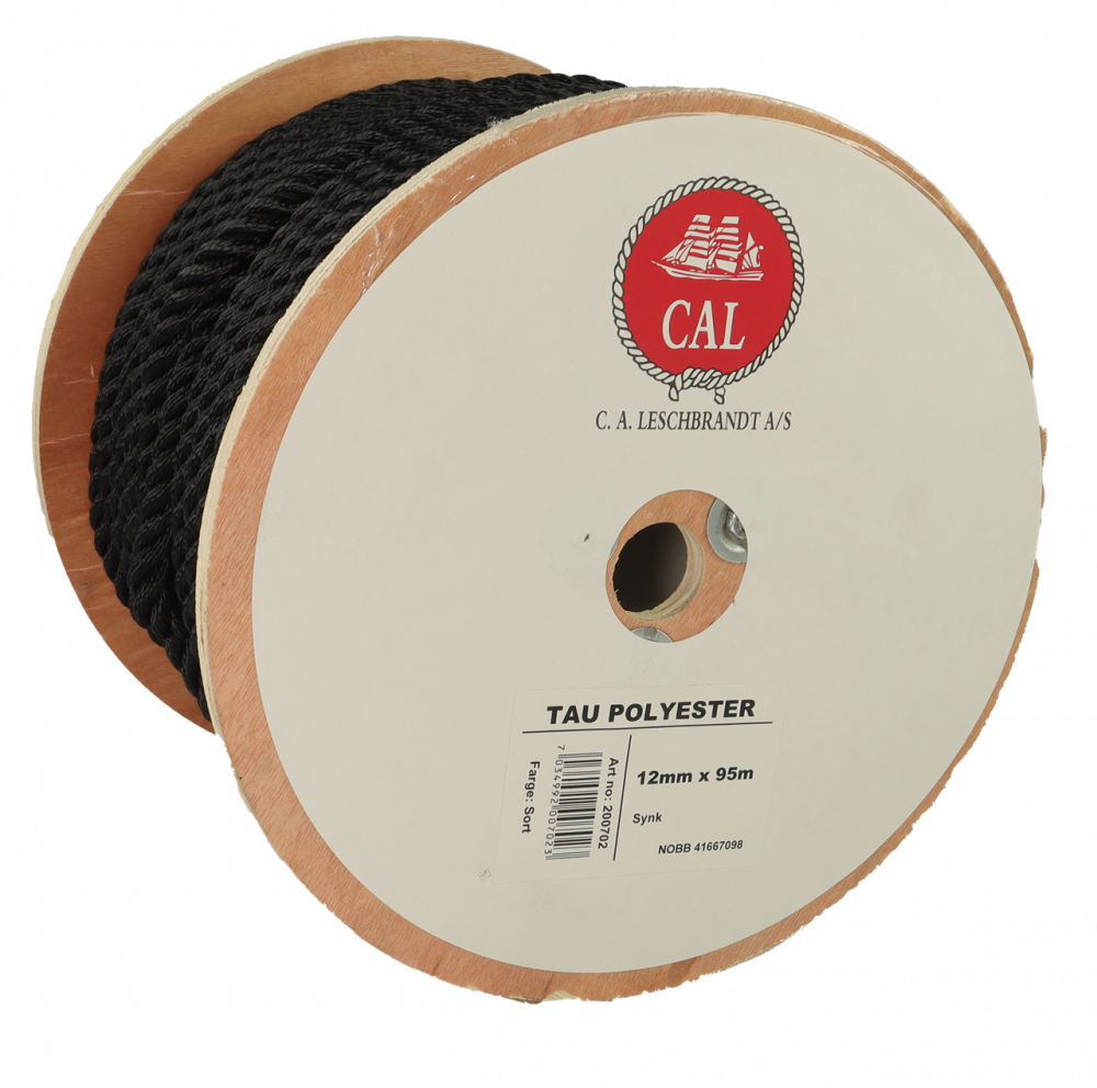 Tau Polyester 16mm Sort