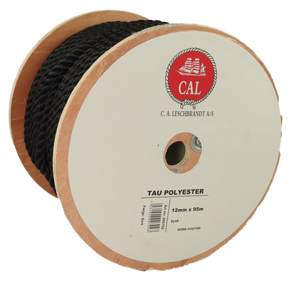 Tau Polyester 16mm Sort