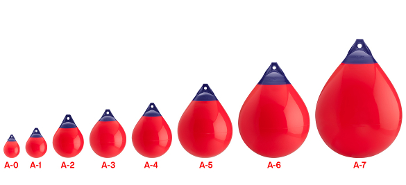 Polyform blåse rød A1