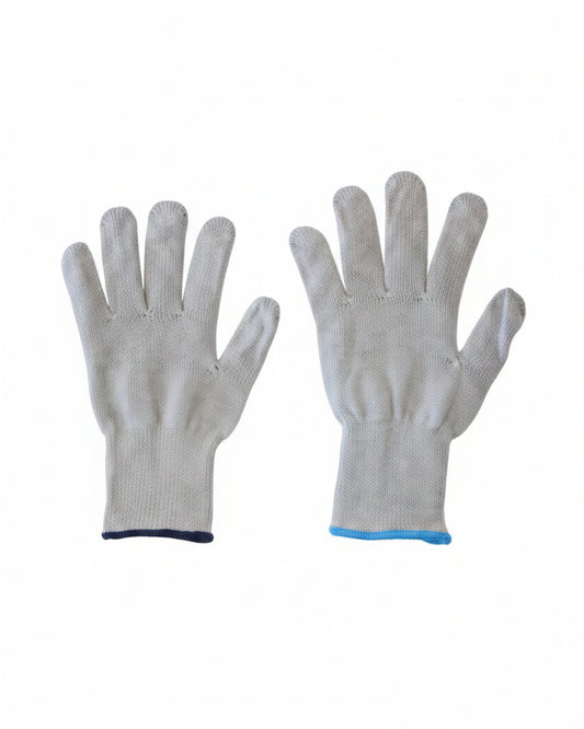 Strikket innerhanske i polyester og nylon